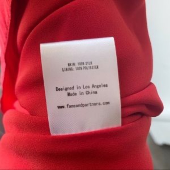 Fame and Partners | Silk Red Maxi Dress 14 - Picture 6 of 7